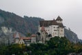 Castle in Balzers, Lichtenstein Royalty Free Stock Photo
