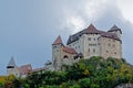 Castle in Balzers, Lichtenstein Royalty Free Stock Photo