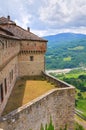 Castle of Bardi. Emilia-Romagna. Italy. Royalty Free Stock Photo