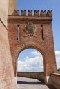 The castle of Barolo, Piedmont. Royalty Free Stock Photo