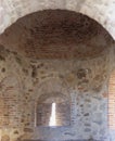 Castle of Belmez semi-cylindrical tower indoor