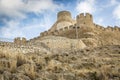 Castle in Biar medieval town, province of Alicante, Spain Royalty Free Stock Photo