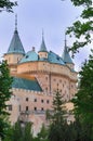 The Castle Bojnice Royalty Free Stock Photo