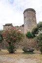 Castle of Borgia. Nepi. Lazio. Italy. Royalty Free Stock Photo
