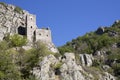Castle of Borne in the Ardeche district, France Royalty Free Stock Photo
