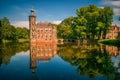 Castle Bouvigne and the surrounding park in Breda, Netherlands Royalty Free Stock Photo