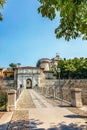 The castle in Brescia Lombardy