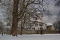 Castle Budatin in winter, Slovakia