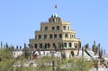 Arizona/Phoenix: Tovrea Castle and Cactus Garden Royalty Free Stock Photo