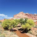 The castle, capitol reef Royalty Free Stock Photo