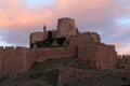 Castle of Cardona at Sunset Royalty Free Stock Photo