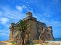 Castle at a cuban fishing village