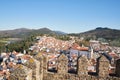 Castle of Castelo de Vide in Alentejo view of the city, Portugal Royalty Free Stock Photo