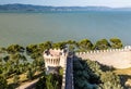 Castle of Castiglione del lago, Trasimeno, Italy Royalty Free Stock Photo