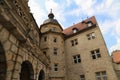 Castle and Castle garden Weikersheim Germany fragments