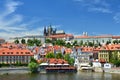 Castle and catherdal in Prague Royalty Free Stock Photo