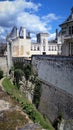 Castle Chateau de Breze in the Loire Valley France. Royalty Free Stock Photo