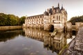 Castle chateau de Chenonceau, France Royalty Free Stock Photo