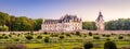 Castle or chateau de Chenonceau, France Royalty Free Stock Photo