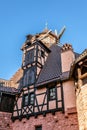 Castle chateau Haut-Koenigsbourg in Orschwiller