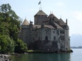 Castle of Chillon at Montreau, Switzerland Royalty Free Stock Photo