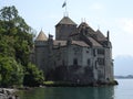 Castle of Chillon at Montreau, Switzerland Royalty Free Stock Photo