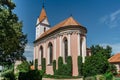 Castle church of the Assumption of Virgin Mary situated in complex of Bitov Castle, Czech Republic.Popular Gothic chateau near