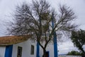 Castle church, in Coruche,Ribatejo Region, Portugal. Royalty Free Stock Photo