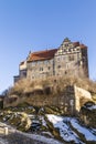 Castle and church in Quedlinburg, Germany Royalty Free Stock Photo