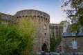 Castle of the city of Dinan. France