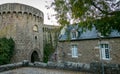 Castle of the city of Dinan. France