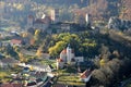 Castle and city Hardegg, Austria, Europe Royalty Free Stock Photo