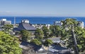 Castle City View Sagami Bay Odawara Kanagawa Japan Royalty Free Stock Photo