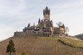 Castle cochem on the moselle river germany Royalty Free Stock Photo