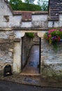 Castle Combe street. Unique old English village Royalty Free Stock Photo