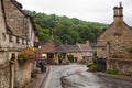 Castle Combe street. Unique old English village Royalty Free Stock Photo