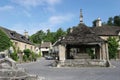 Castle Combe, Wiltshire. Market square and houses Royalty Free Stock Photo