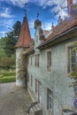 Castle counts Schonborn in the Carpathian Mountains. Ukraine.