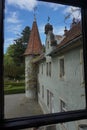 Castle counts Schonborn in the Carpathian Mountains. Ukraine.