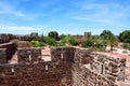 Castle courtyard and battlements, Silves, Portugal.