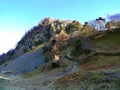 Castle Crag near Rosthwaite, Lake District Royalty Free Stock Photo