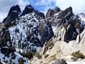 Castle Crags Wilderness View from the Peak Royalty Free Stock Photo