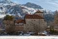 Castle Crap da Sass in Silvaplana in Switzerland