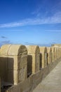 Castle crenellations Royalty Free Stock Photo