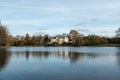 A castle in crescents park. One of the nicest lakes in London Royalty Free Stock Photo