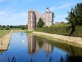 Dutch Castle Croy, Mansion with moat, Aarle-Rixtel, Laarbeek, Netherland Royalty Free Stock Photo