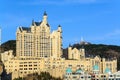 Castle in dalian city Royalty Free Stock Photo
