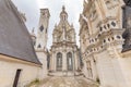 Castle de Chambord, Loire valley, France Royalty Free Stock Photo