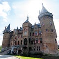 Castle De Haar in Haarzuilens close to Utrecht. A medieval Dutch kasteel from 1892