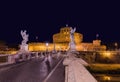 Castle de Sant Angelo in Rome Italy Royalty Free Stock Photo